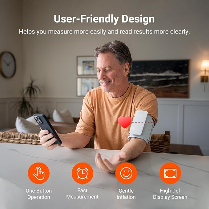 iHealth Neo Wireless Blood Pressure Monitor, Upper Arm Cuff, Ultra-Thin & - Image 2