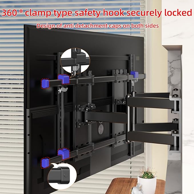 HILLPORT 98 100 TV Wall Mount 70 to 120 inch Heavy Duty Large Screen Full - Image 5