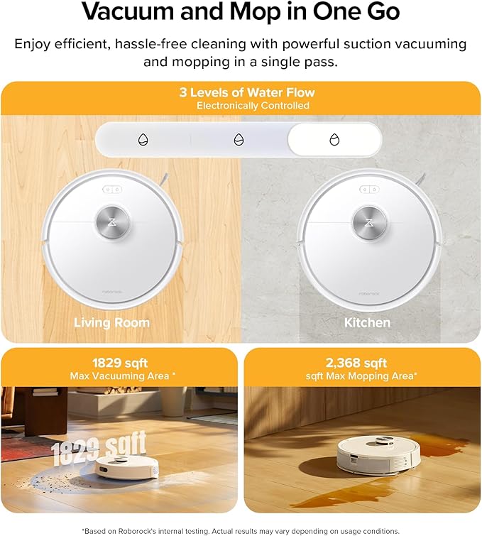 roborock Q7 M5+ Robot Vacuum and Mop, Upgraded from Q5 Max+, 10000Pa Suction - Image 5