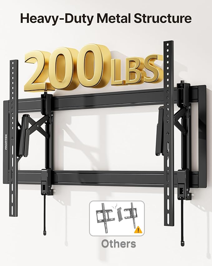 monTEK Heavy Duty Tilting TV Wall Mount - Image 3