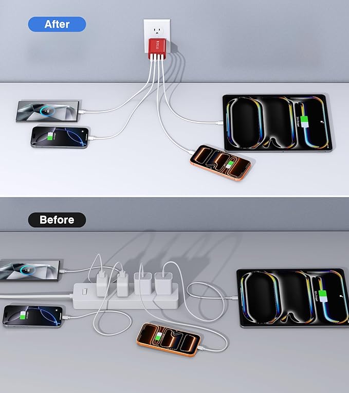 40W USB C Wall Charger, iPad Pro/Mini/Air, iPod Nano, iPod Touch, Smart Phone - Image 6