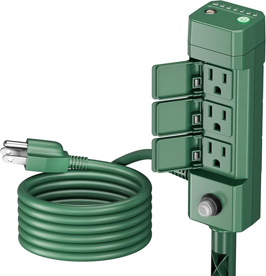 BN-LINK Outdoor Power Stake Timer, Dusk to Dawn Sensor by BN-LINK