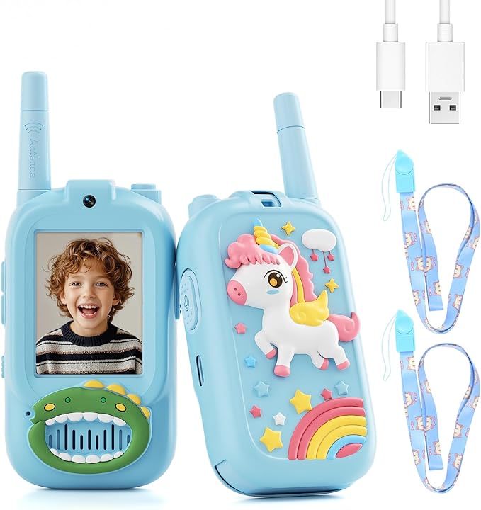 Video Walkie Talkies for Kids – Kids Walkie Talkies 2 Pack by FHskFH
