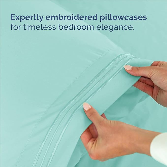 Split King Size 5 Piece Sheet Set - Image 6