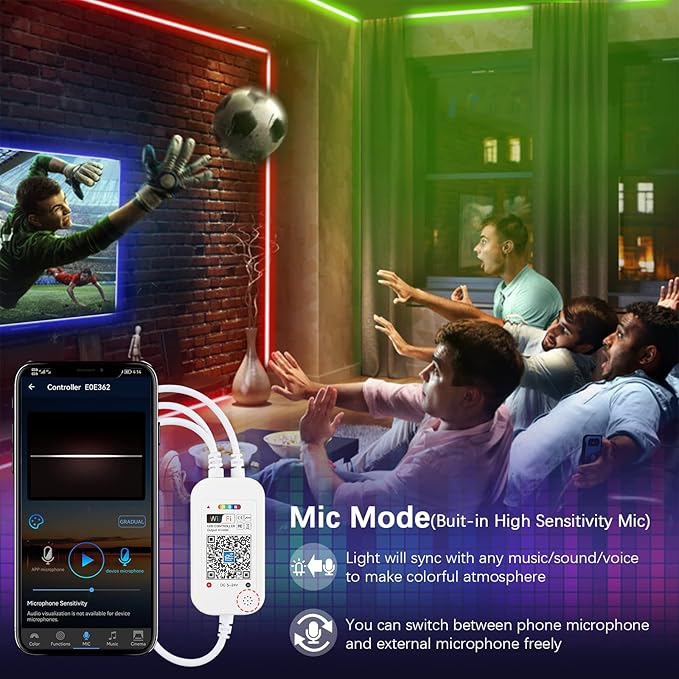 RGBZONE 2.4GHz WiFi LED Controller, IR Wireless Remote Control, 2-Ports Smart - Image 7