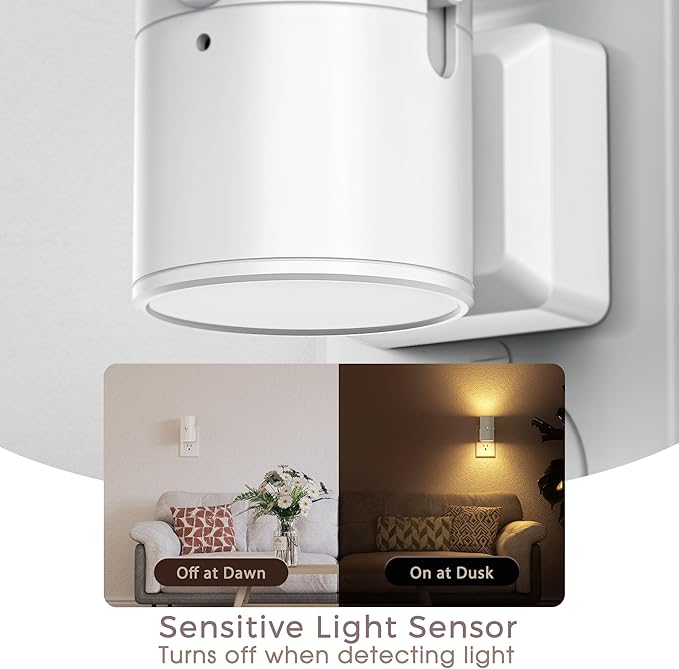 Briignite Motion Sensor Night Light, Motion Activated Plug in Night Lights - Image 6