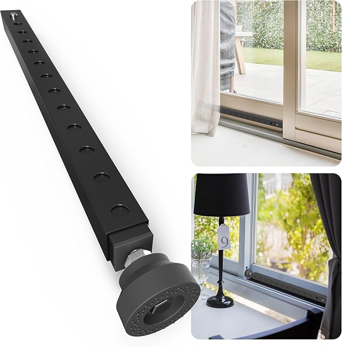 Gadgetzan Adjustable Window Security Bar, 17-33 Inch Sliding Door Security Bar by Ourproductsarededicatedtobringingyouconvenience