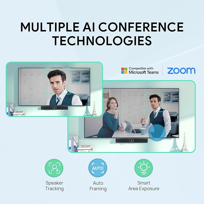 Yealink UVC40 E2 USB Conference Room Camera System 4K Video Conference Camera - Image 3