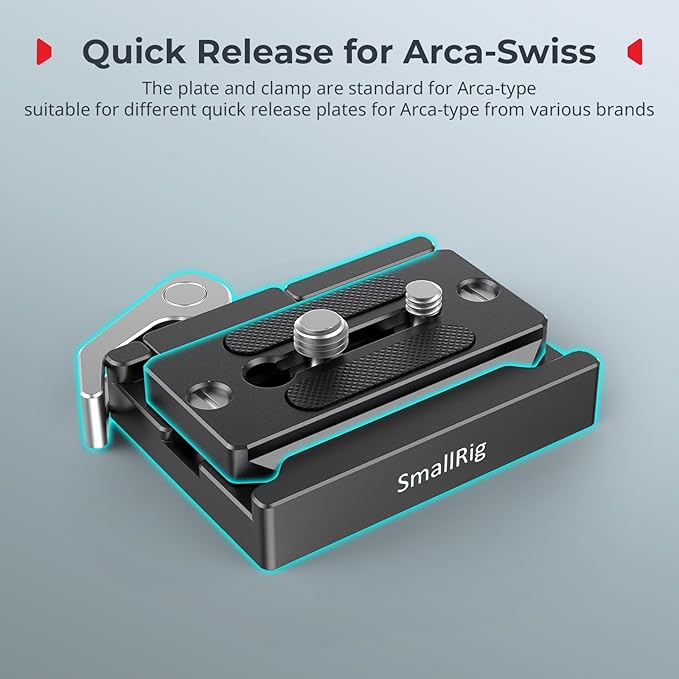SMALLRIG Universal Quick Release Mount Plate Kit - Image 5