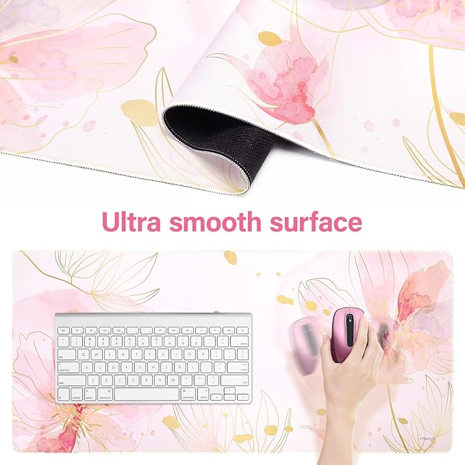 MOSISO Desk Mat Keyboard Mouse Pad Set, Large Gaming Mouse Pad&Keyboard Wrist - Image 3