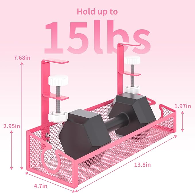 Under Desk Cable Management Tray Black, No Drill Desk Cable Wire Management - Image 7