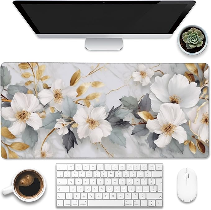 Eflxamz Desk Mat, Extended Big Computer Keyboard Mouse Pad by Eflxamz