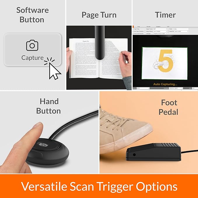 Innex DS200 Professional USB Book Scanner, A3 Document scan, 120+ Language OCR - Image 8