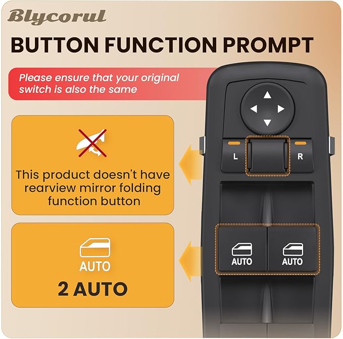 Blycorul Master Power Window Switch Driver Side Compatible - Image 2