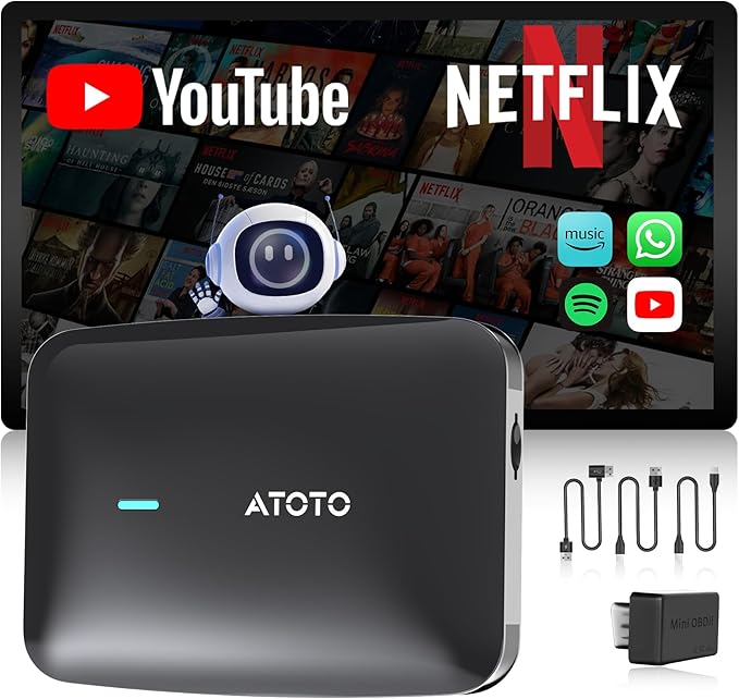ATOTOMOVE Wireless Magic AI Box CarPlay by ATOTOMOVE