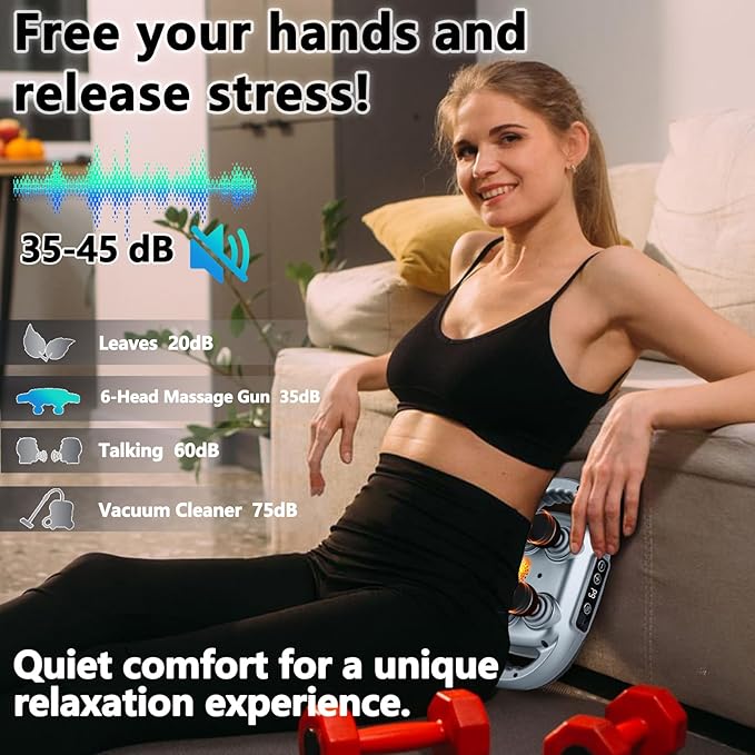 6 Head Massage Gun Deep Tissue - Image 3