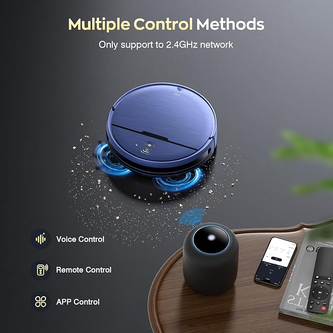 Robot Vacuum and Mop Combo, 2 in 1 Robotic Vacuums Cleaner - Image 3