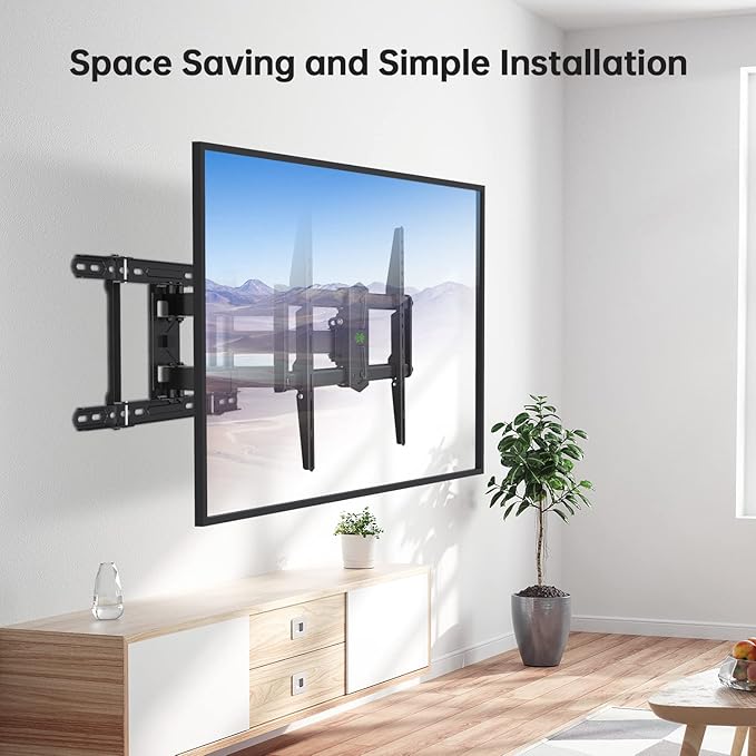 USX Mount Full Motion TV Wall Mount 42"-84" TVS, Fits 16" 18" or 24" Studs - Image 7