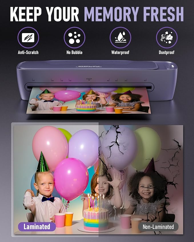 Laminator Machine 13 Inch Wide Thermal Lamination 9 in 1 Cold Hot A3 Laminating - Image 8