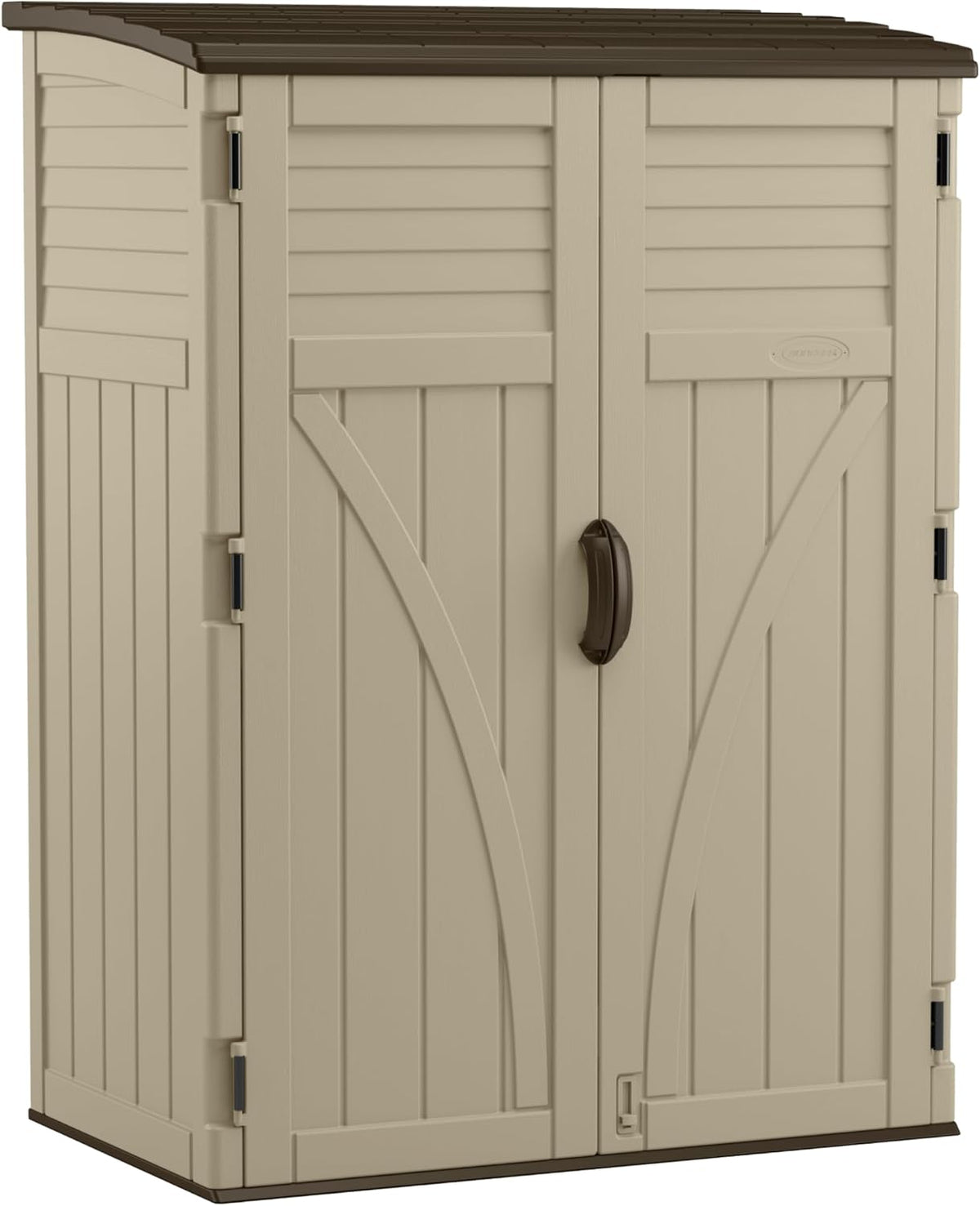 suncast outdoor storage shed, water resistant resin vertical, main product view