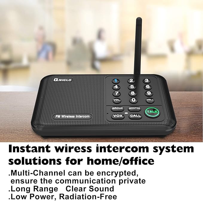 Intercoms Wireless for Home, Home Intercom System Wireless, 5280 Feet Long - Image 2