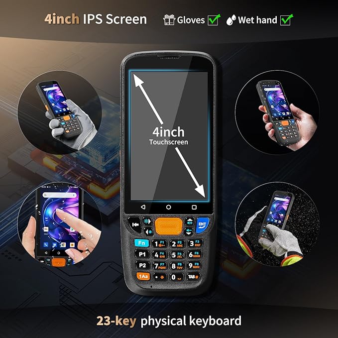 NETUM Android 11 Handheld Barcode Scanner Terminal Mobile Computer, Wi-Fi 4G BT - Image 3