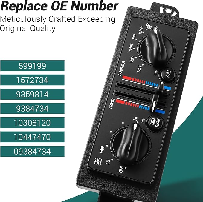 599-199 AC Climate Control Module Compatible - Image 3