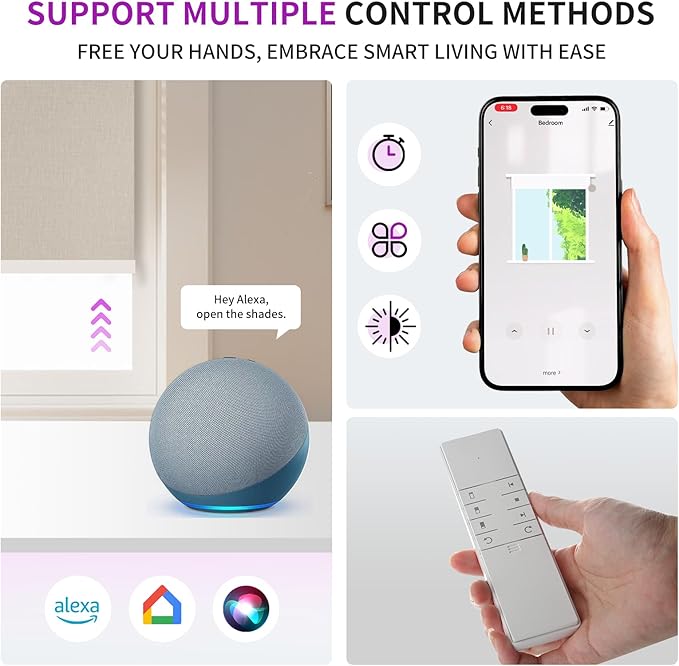 Astomi Motorized Blinds with Remote - Image 4