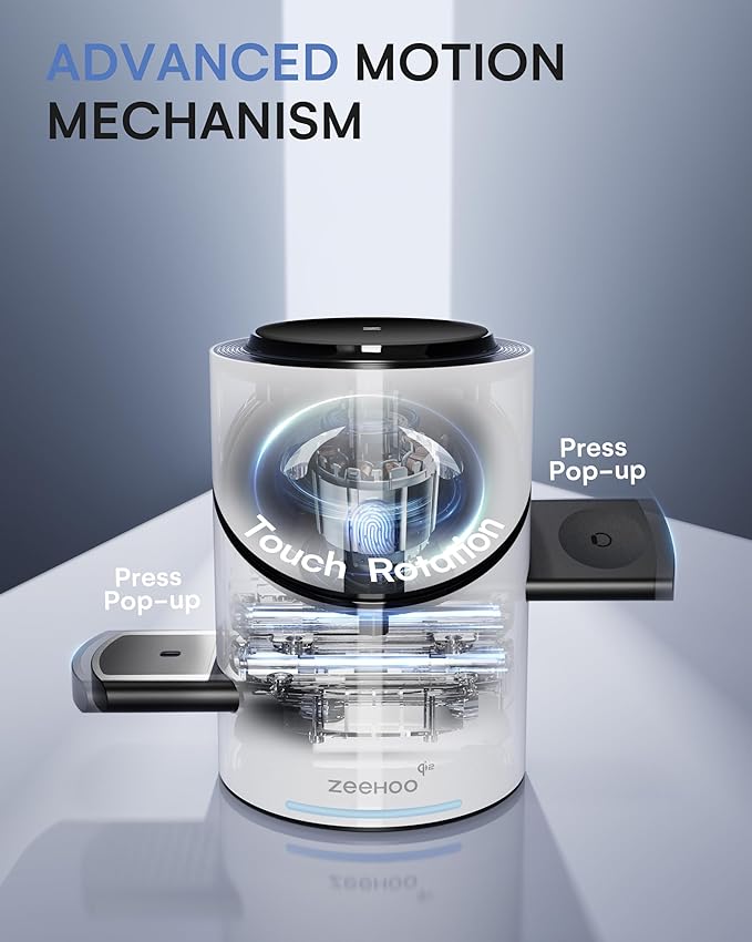 ZEEHOO 3 in 1 Charging Station for Apple Devices, Mag-Safe Charger Stand - Image 3