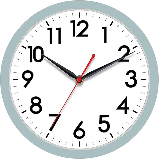 AKCISOT Wall Clock, Modern Small Wall Clocks Battery Operated 12 Inch, Silent by Akcisot