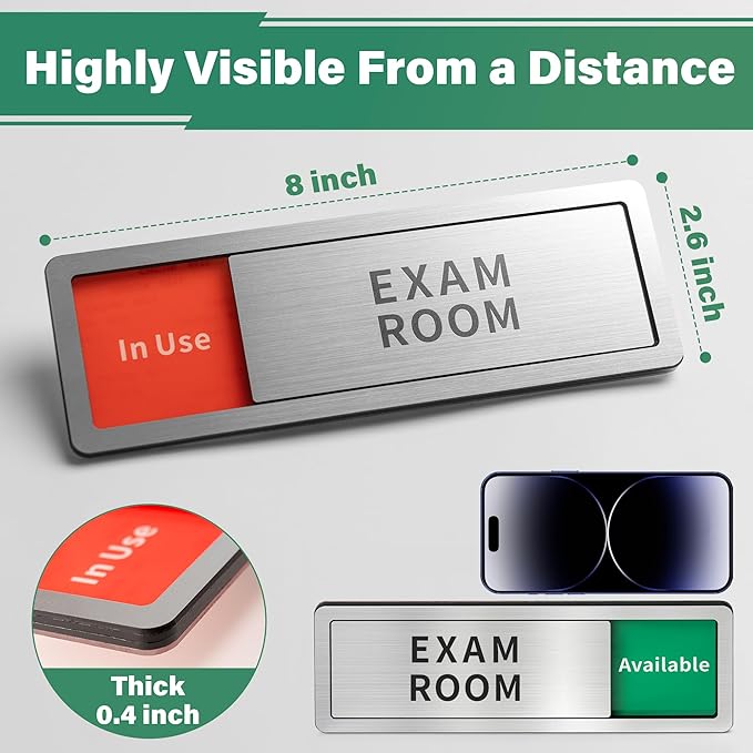 Doctor's Office Sign, Do Not Disturb- In Use/Available Slider Signs - Image 2