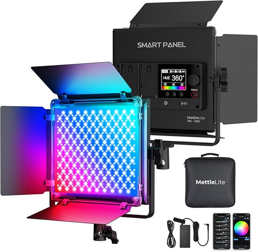 Mettlelite SPL210C RGB LED Video Light by Mettlelite
