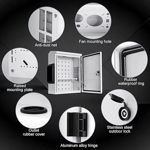 Outdoor Electrical Box, Cold-Rolled Steel Plate, Aluminum Alloy Back Beam - Image 7