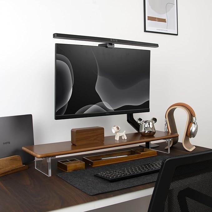 ROCDEER Bamboo Monitor Stand Riser - Image 9