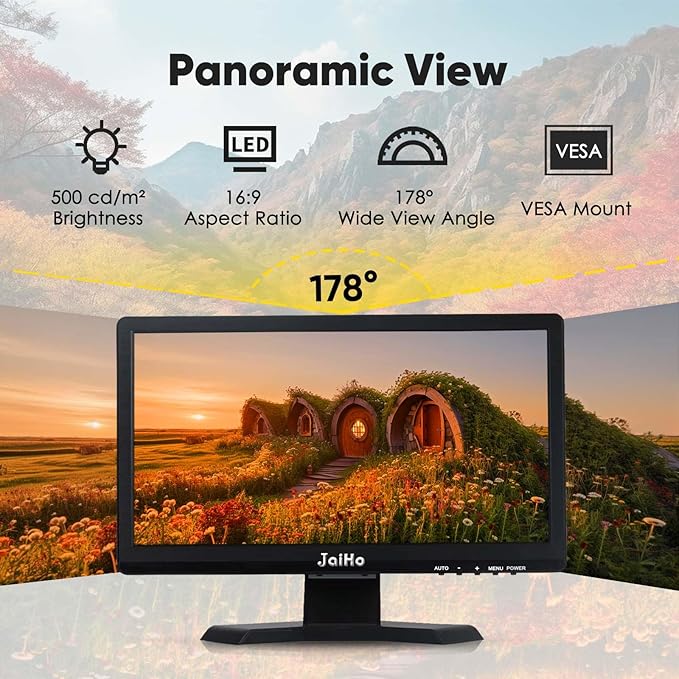 JaiHo 15.6 Inch 60Hz Computer Monitor - Image 3