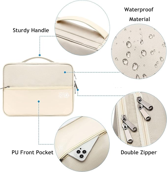 Electronics Travel Organizer, Double Layer Cable Organizer Bag Waterproof - Image 4