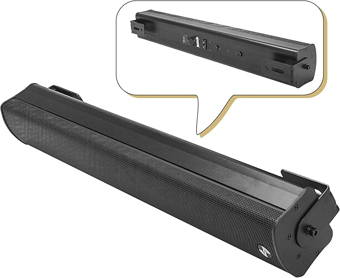 Sound Town Weatherproof Compact Aluminum Line Array Column Speaker - Image 3