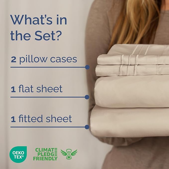 King Size 4 Piece Sheet Set - Image 2