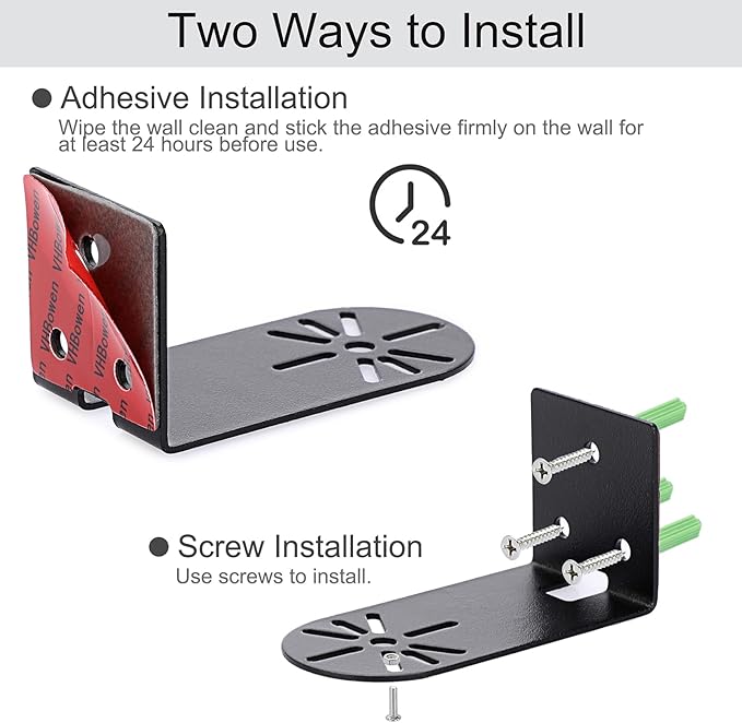 Sumnacon 3PCS Wall Mount Camera Shelf- Metal Small Wall Shelf - Image 5