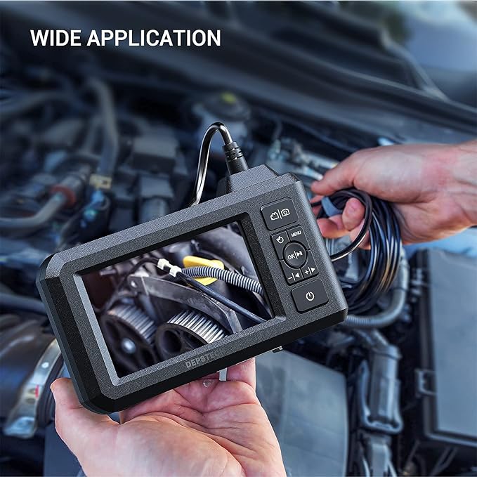 DEPSTECH Dual Lens Industrial Endoscope, 1080P Digital Borescope Inspection - Image 7