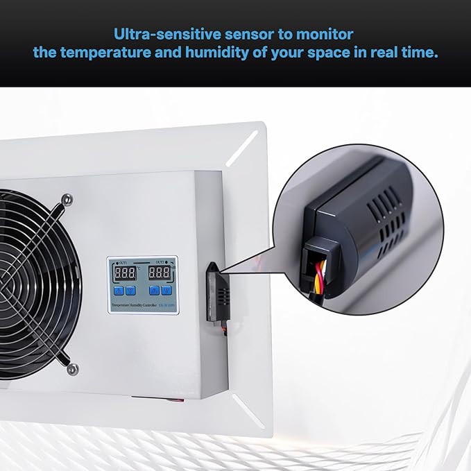 Pewoaoa 720 CFM Crawlspace Vent Fan, - Image 5