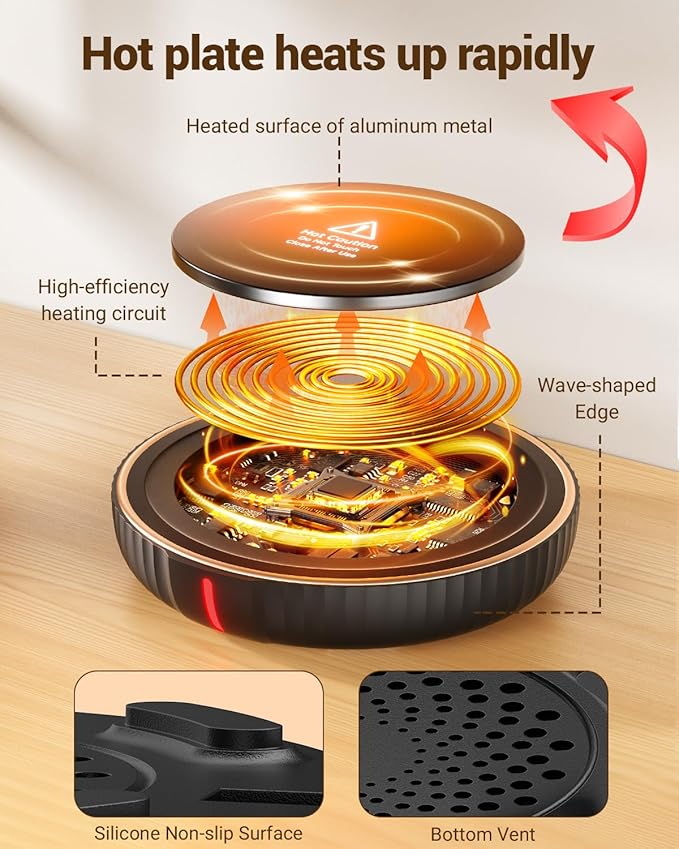 HouseGem Large Candle Warmer Plate - Image 3