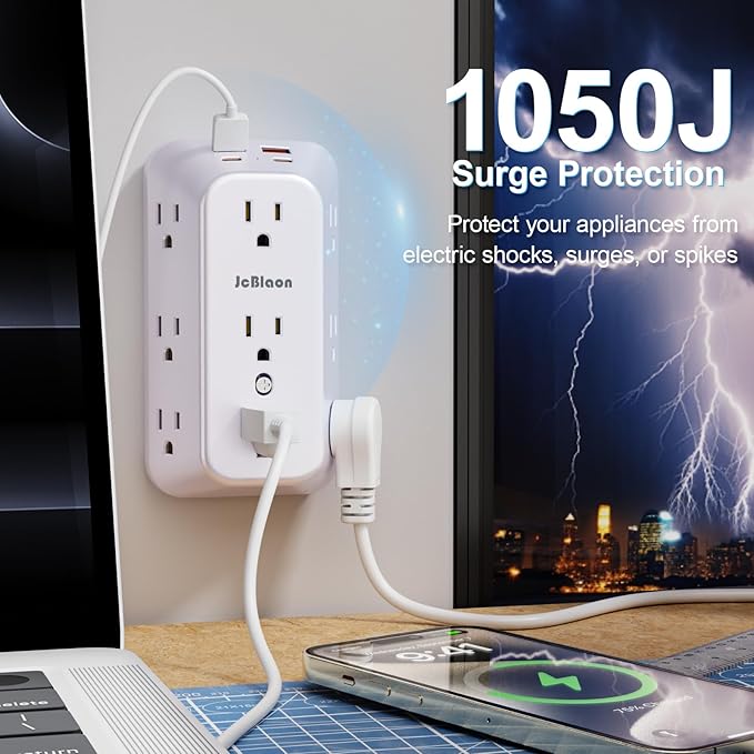 Outlet Extender Wall Charger - Image 5