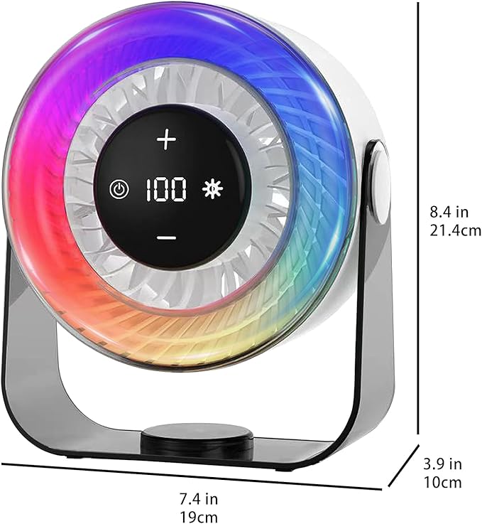 KKANDPP Desk Fans for Bedroom, Quiet Wall-Mounted Desk Fan - Image 8
