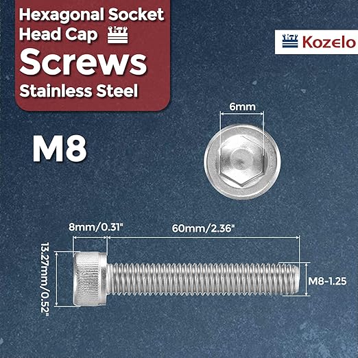 Kozelo 10pcs Socket Head Cap Screws - Image 2