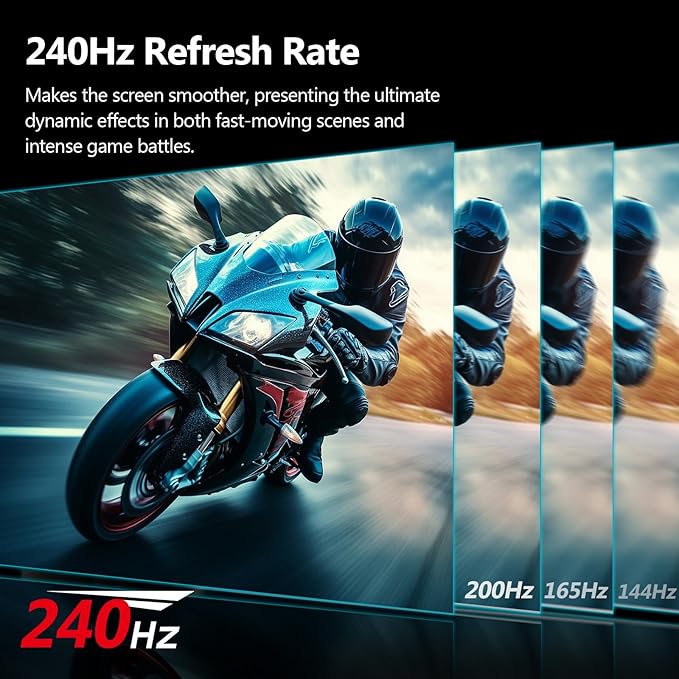 24.5" Gaming Monitor 240Hz, Z-Edge UG25F FHD 1920x1080 Computer Monitor - Image 2