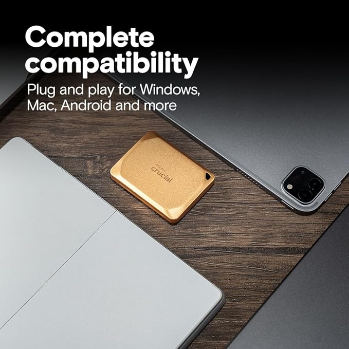 Crucial X10 Pro 2TB Portable SSD, 100MB/s Read, 2000MB/s Write, USB 3.2 USB-C - Image 5