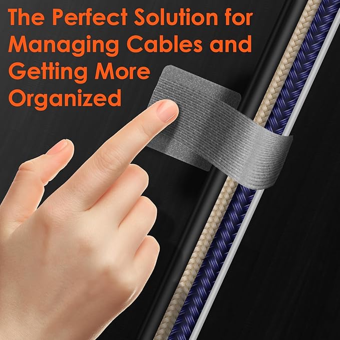 Cable Management Under Desk Cord Organizer, Cable Organizers - Image 4