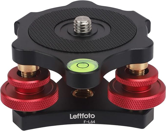 Tripod Leveler Stand with +/-5 Degree Precision Adjustment Bracket by Leftfoto