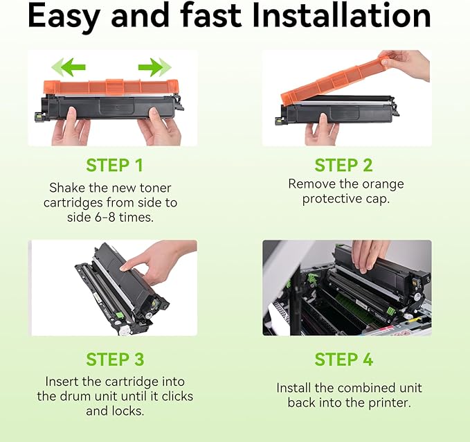 swiss toner Compatible TN229XL TN229 Toner Cartridges 5 Pack Replacement - Image 5